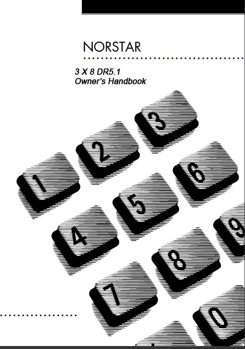Norstar 3X8 DR5.1 Owners Handbook