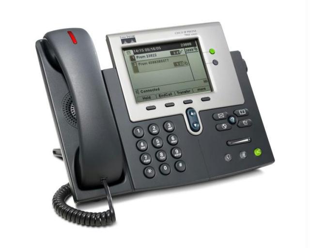 Cisco 7941 VoIP Phone (CP-7941G-GE) - Two Lines - Gigabit Ethernet Cisco 7941 VoIP Phone (CP-7941G-GE) - Two Lines - Gigabit Ethernet