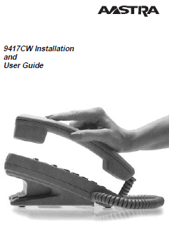 Aastra M9417CW User Guide