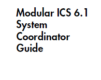 Norstar Modular ICS System Coordinator Guide 6.1 Norstar Modular ICS System Coordinator Guide 6.1