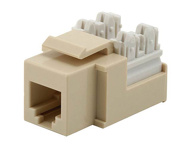 RJ-12 110 Type 90 Keystone Jack<br>Sold in Packages Only