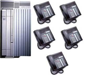Norstar Phone System CICS with 5 M7208 Phones
