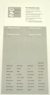 Nortel M5000 Series Desi Sheets Pkg 10