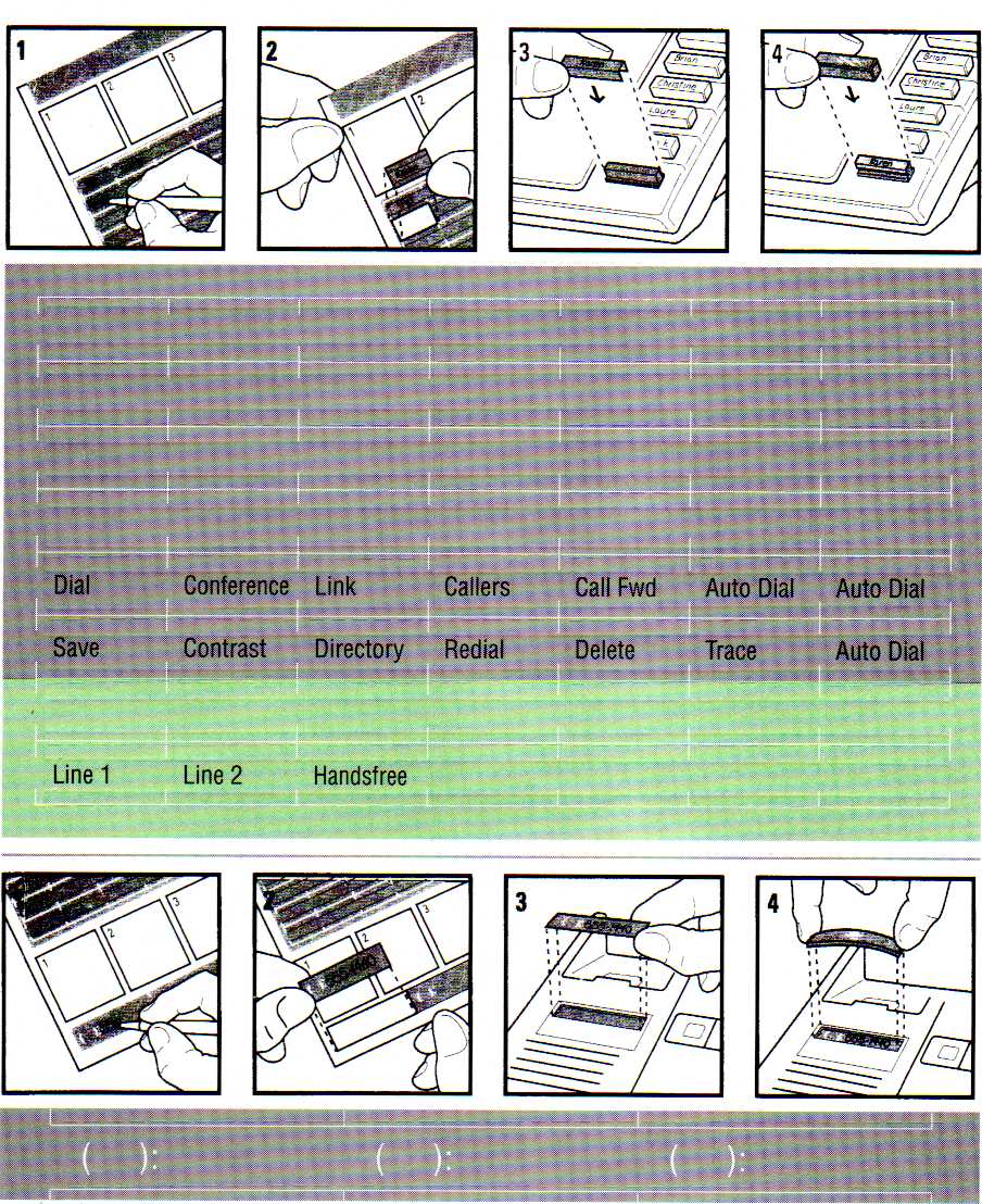 Nortel or Aastra M8000 M9000 Desi Sheets Pkg 10