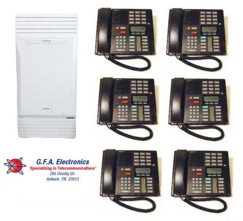 Norstar MICS with 6 M7310 Phones